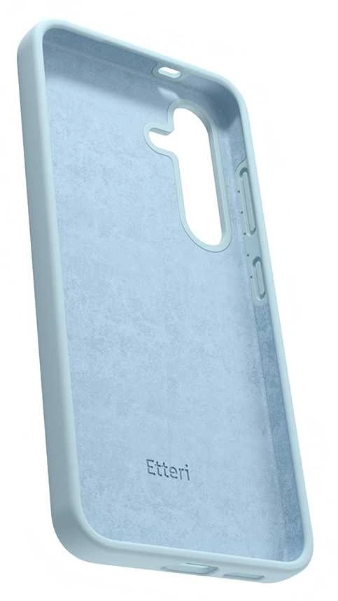 Telforceone Etteri silikoninis dėklas, skirtas Samsung Galaxy S25 Plus šviesiai mėlynas