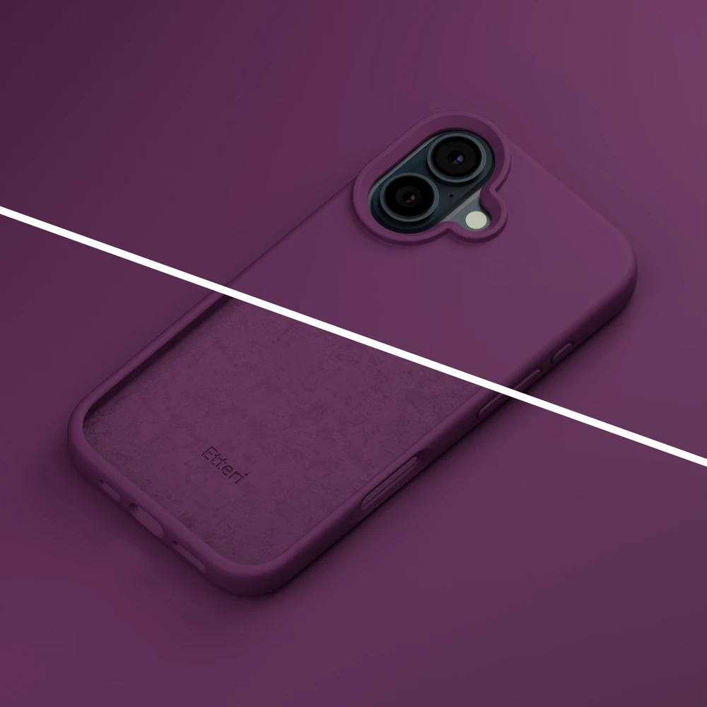 Dėklas Telforceone Etteri Silicone Mag case for iPhone 17 6,3'' dark cherry