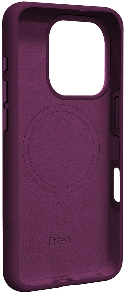 Dėklas Telforceone Etteri Silicone Mag case for iPhone 16 Pro Max 6,9" dark cherry