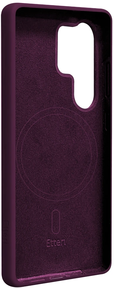 Dėklas Telforceone Etteri Silicone Mag case for Samsung Galaxy S26 Ultra dark cherry