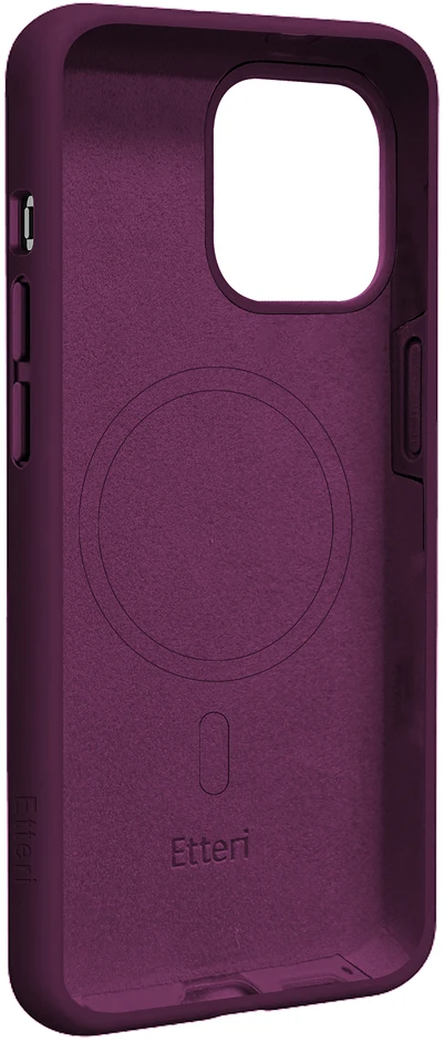 Telforceone Etteri Silicone Mag apsauginis dėklas, skirtas iPhone 13 6,1 colio, tamsios vyšninės spalvos