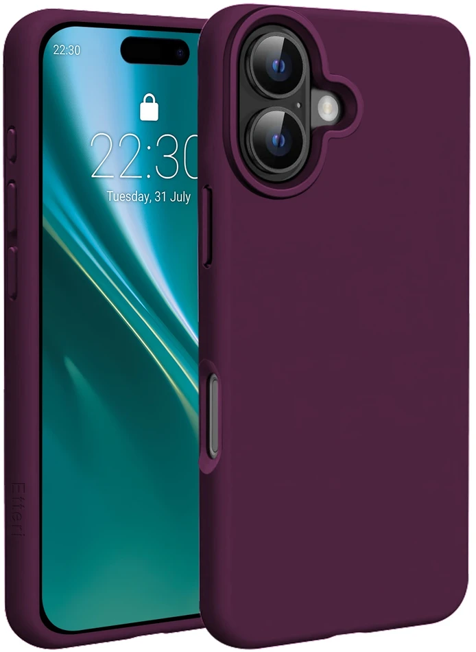 Dėklas Telforceone Etteri Silicone Mag case for iPhone 16 6,1" dark cherry