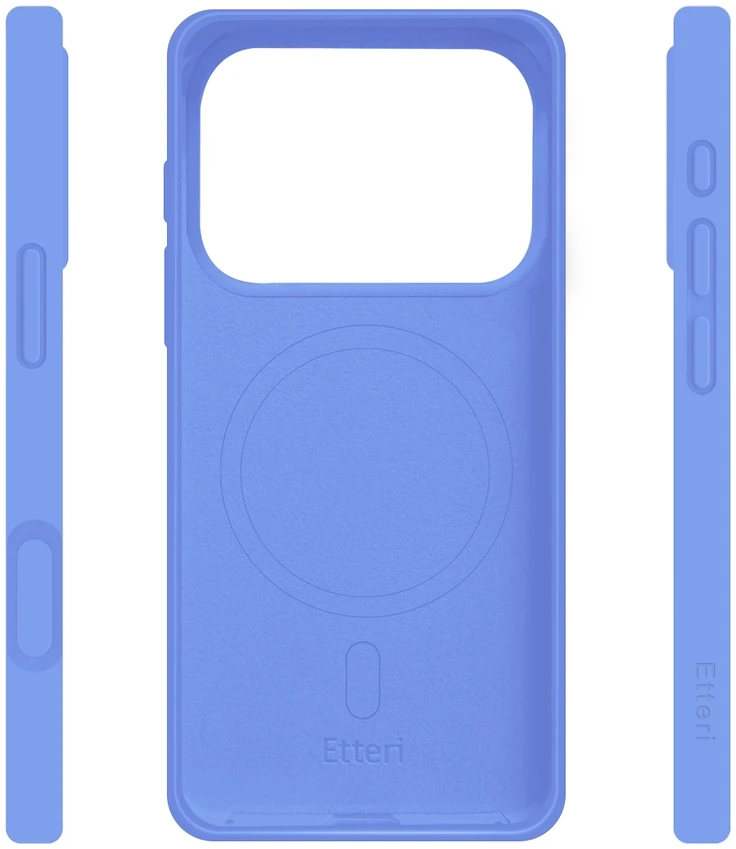 Dėklas Telforceone Etteri Silicone Mag case for iPhone 17 Pro / 18 Pro mėlynas dangaus