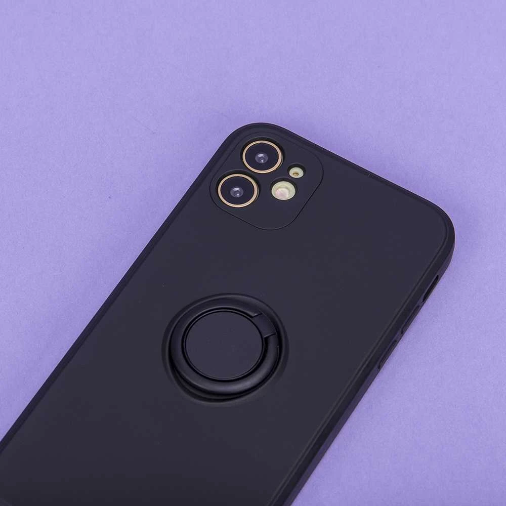 TFO Telforceone Finger Grip dėklas, skirtas Xiaomi Redmi Note 14 Pro 5G (Global) juodas