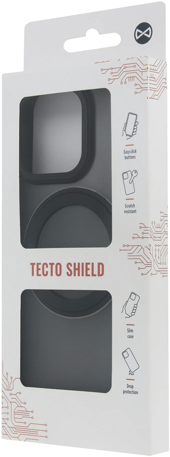 Tecto Shield Telforceone Piršto žiedo dėklas, skirtas „Samsung Galaxy S23“, violetinis