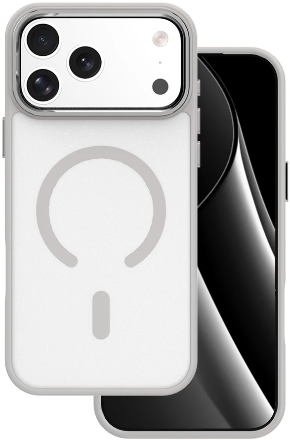 TFO Frozen Mag dėklas, skirtas iPhone 17 6,3" / 18 6,3" pilkas
