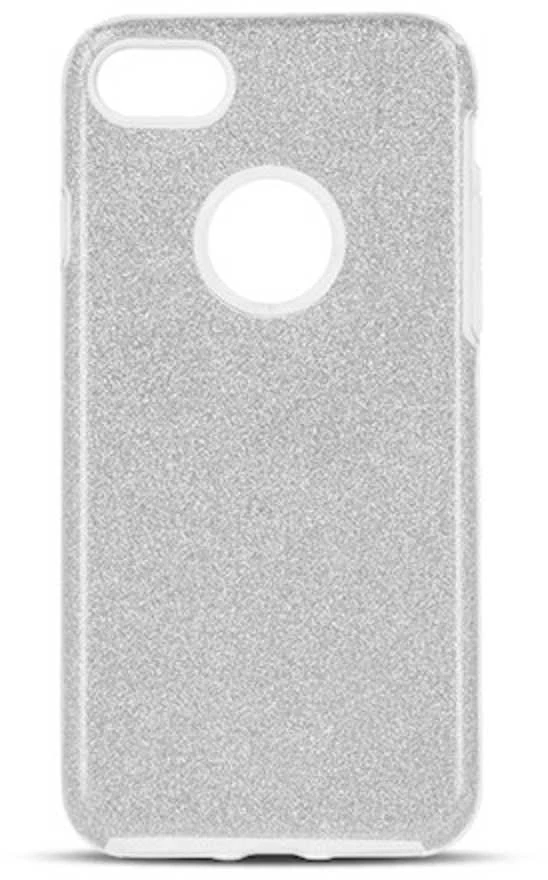 TFO Telforceone Blizgantis 3in1 dėklas Xiaomi Redmi 14C 4G/ 14C 5G / Redmi A4 / POCO C75, sidabrinis