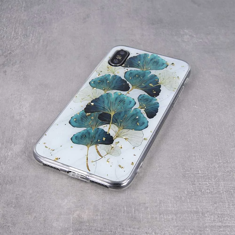 Dėklas TFO Telforceone Gold Glam case for Xiaomi Redmi 14C 4G/ 14C 5G / Redmi A4 / POCO C75 leaves