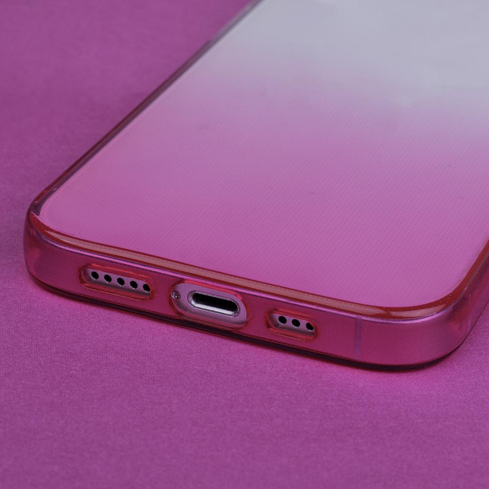 iLike TelForceone Gradiento 2 mm dėklas, skirtas Samsung Galaxy A14 4G / A14 5G rožinis