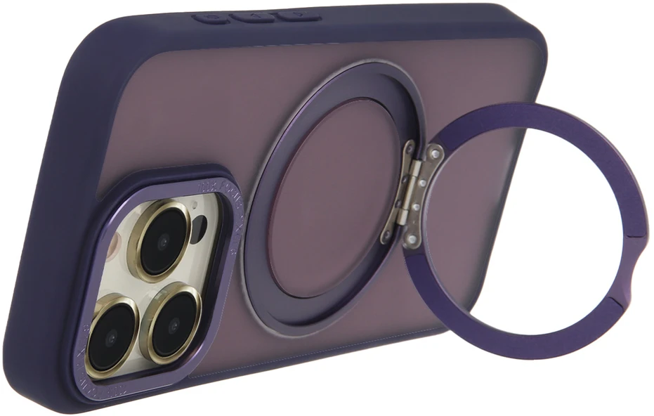 Telforceone Saugus besisukančio mago dėklas, skirtas iPhone 13 6,1 colio, violetinis