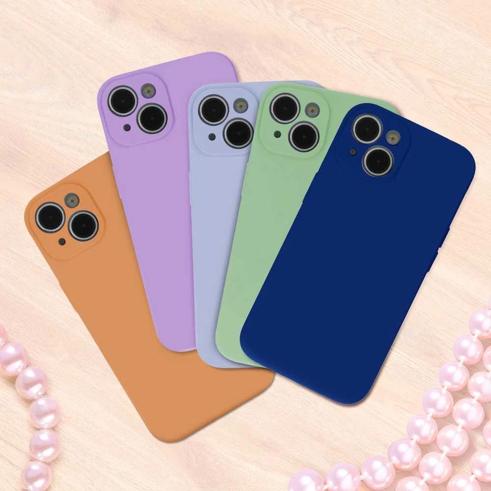 TFO Mėlyna Silikoninis dėklas, skirtas „iPhone 17 Pro“, mėlynas, Atlanto spalvos
