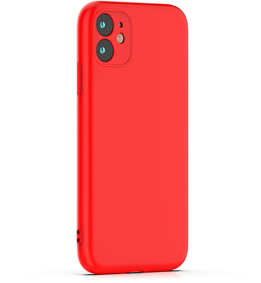 TFO „Telforceone“ silikoninis dėklas, skirtas „iPhone 17 Pro 6,3“ / „iPhone 18 Pro 6,3“; raudonas