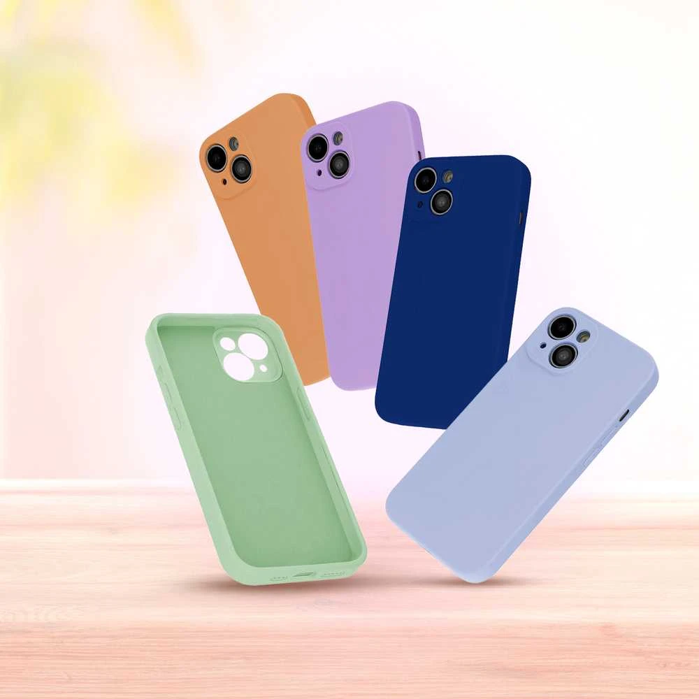 TFO Mėlyna Silikoninis dėklas, skirtas „iPhone 17 Pro“, mėlynas, Atlanto spalvos