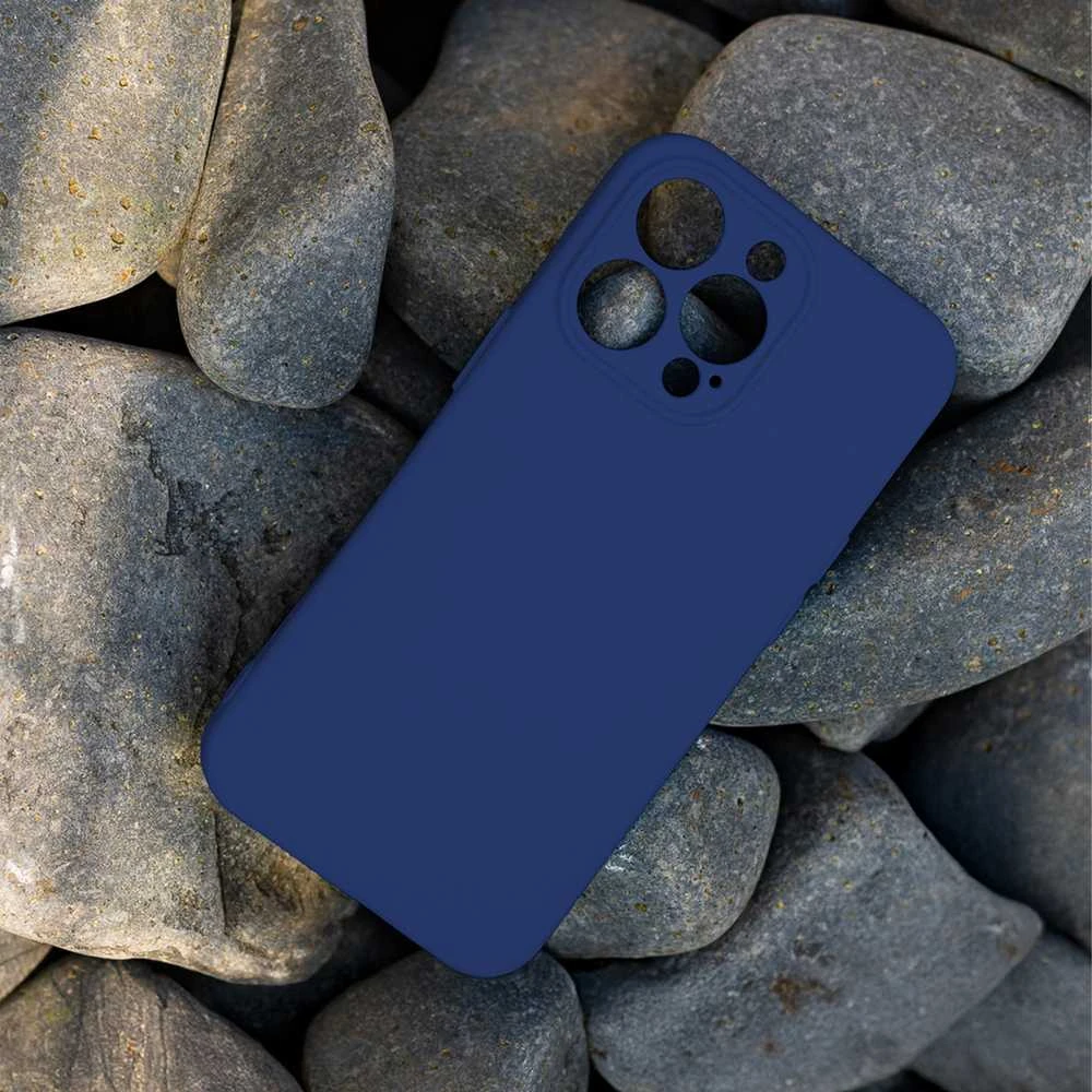 TFO Mėlyna Silikoninis dėklas, skirtas „iPhone 17 Pro“, mėlynas, Atlanto spalvos