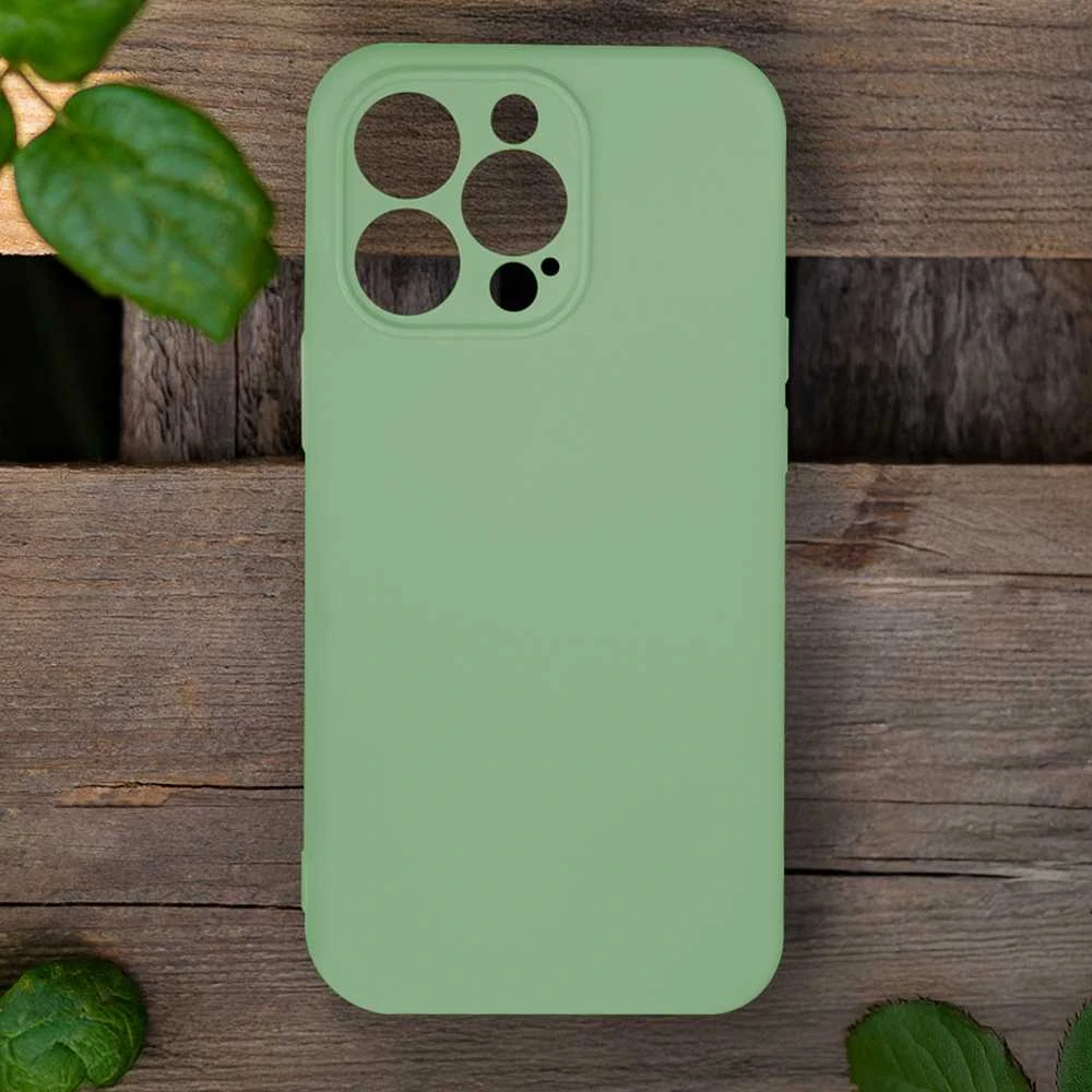 TFO Silikoninis dėklas, skirtas „iPhone 17“, pistacijų spalvos