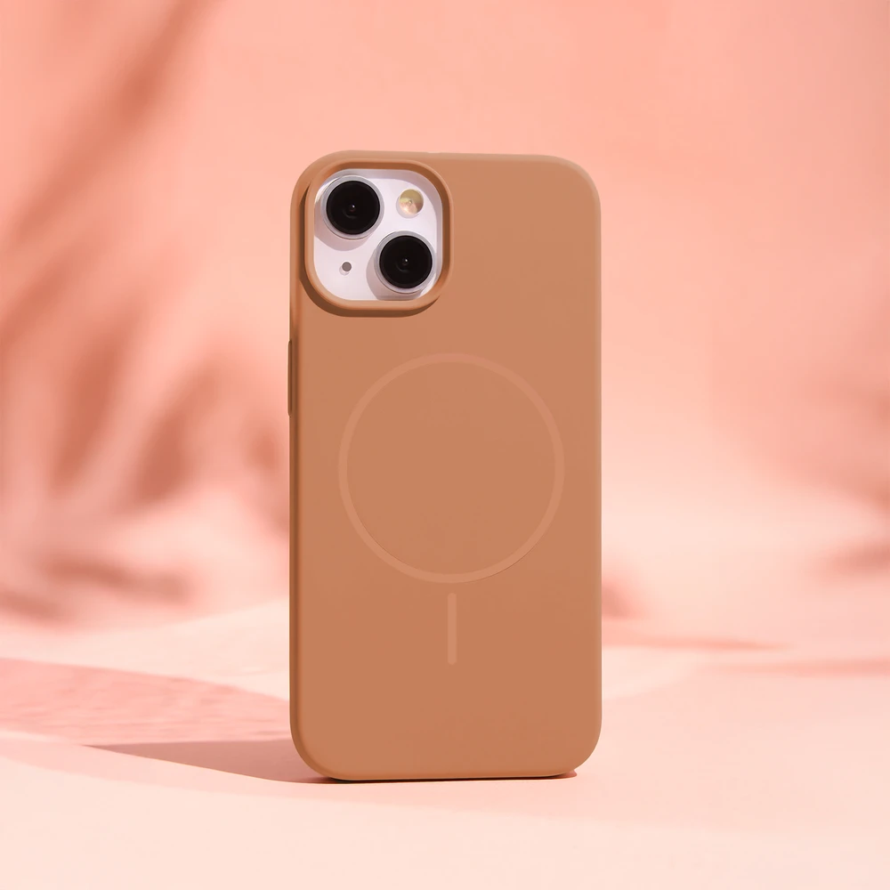 TFO „Telforceone“ plonas silikoninis dėklas „iPhone 17 Pro 6,3“ / „18 Pro 6,3“ karamelės spalvos