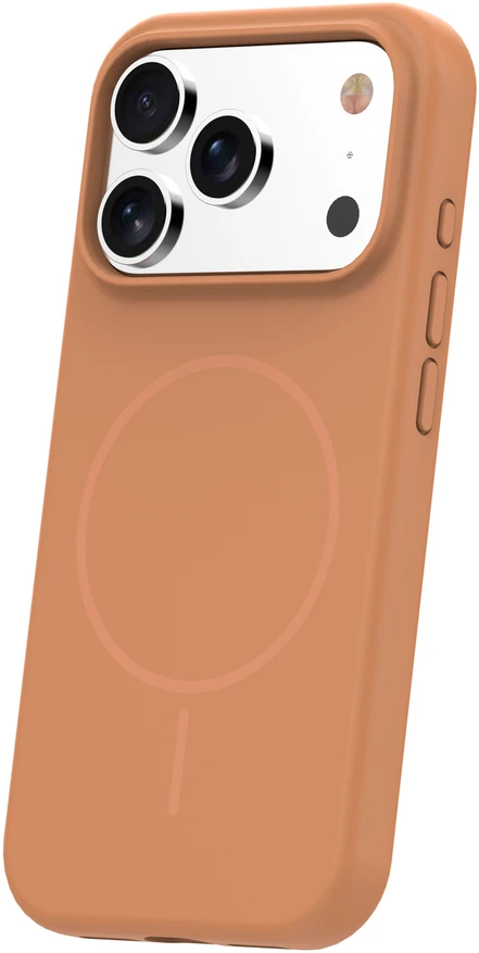 TFO „Telforceone“ plonas silikoninis dėklas „iPhone 17 Pro 6,3“ / „18 Pro 6,3“ karamelės spalvos