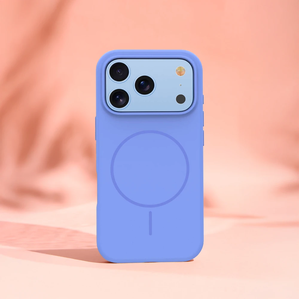 TFO Plonas silikoninis Mag dėklas, skirtas iPhone 17 Pro 6,3" / iPhone 18 Pro 6,3" dangaus mėlynumo spalvos