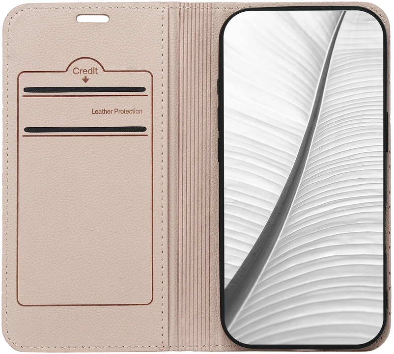 Dėklas Telforceone Smart Caro case for iPhone 17 Pro 6,3" / 18 Pro 6,3" beige
