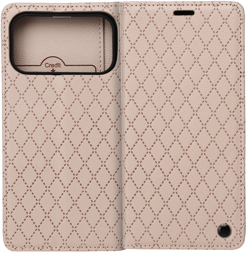Dėklas Telforceone Smart Caro case for iPhone 17 Pro Max 6,9" / 18 Pro Max 6,9" beige