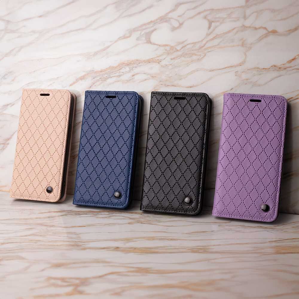 TFO „Smart Caro“ dėklas, skirtas „Motorola Edge 70 Fusion“, tamsiai mėlynas