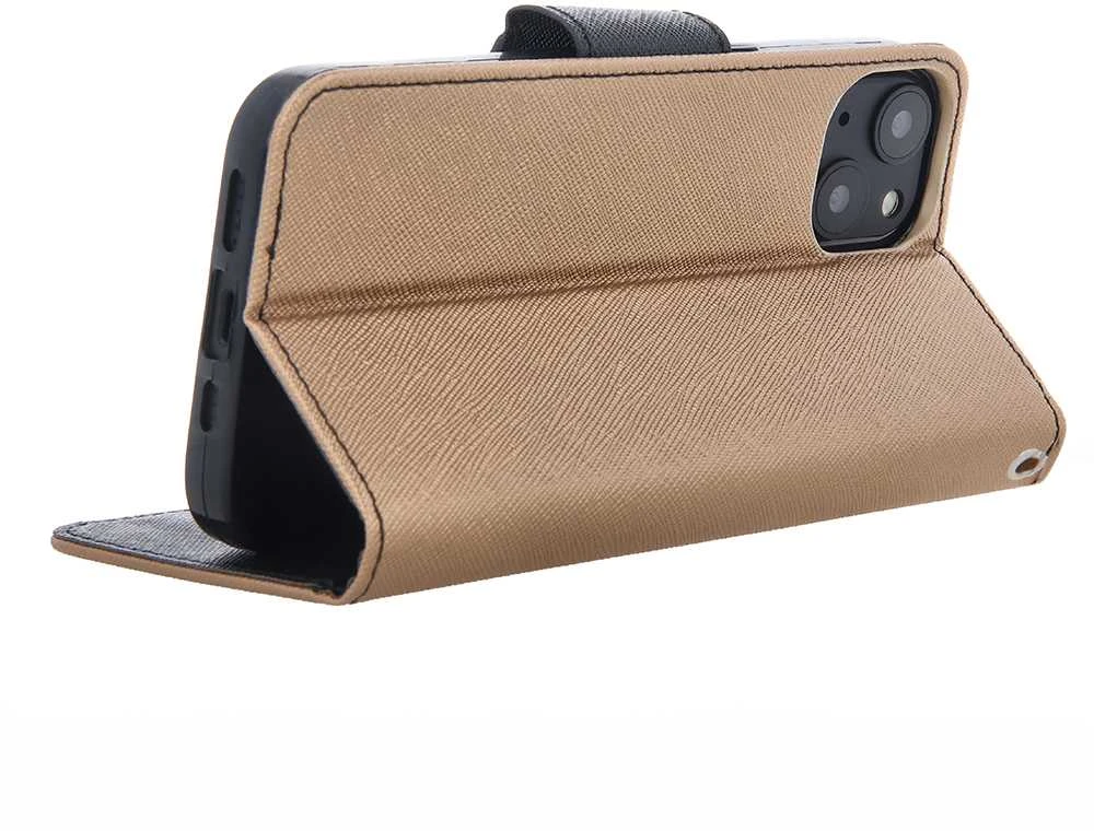 Dėklas Telforceone Smart Fancy case for Samsung Galaxy A35 5G juodas-auksinis