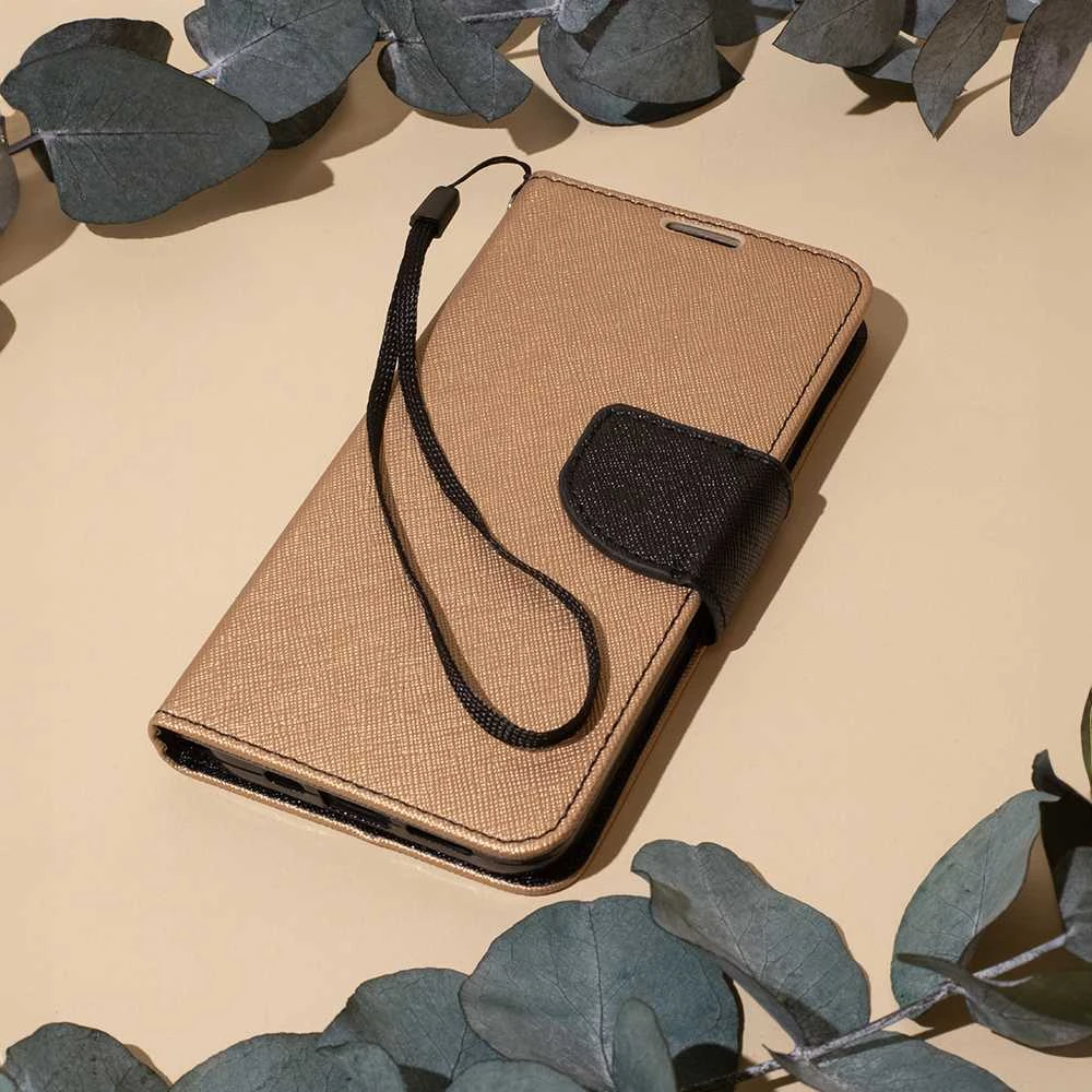 Dėklas Telforceone Smart Fancy case for Samsung Galaxy A35 5G juodas-auksinis