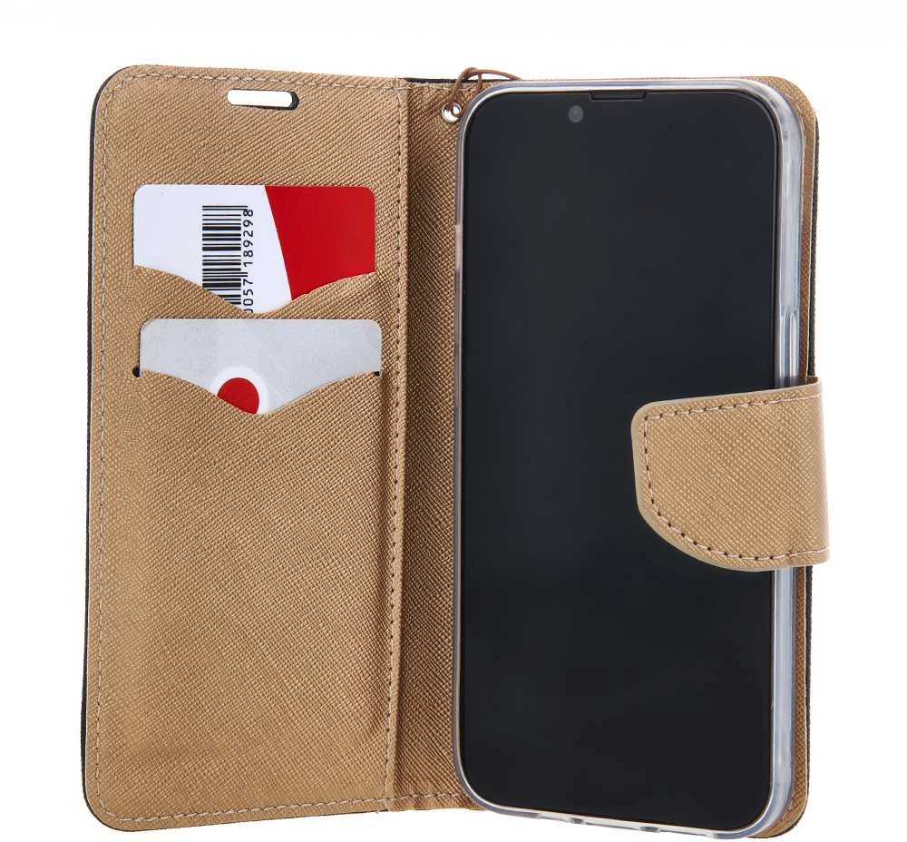 Dėklas Telforceone Smart Fancy case for Samsung Galaxy A35 5G juodas-auksinis