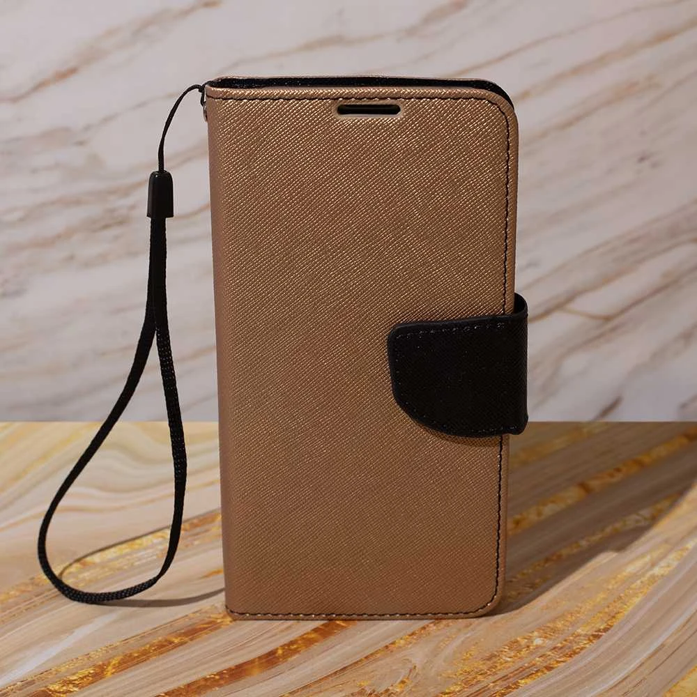 Dėklas Telforceone Smart Fancy case for Samsung Galaxy A35 5G juodas-auksinis