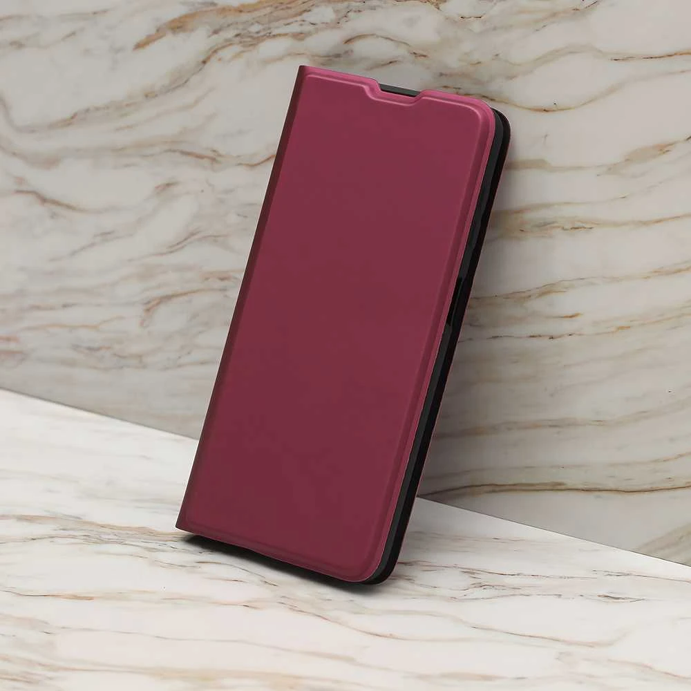 Telforceone Išmanusis minkštasis dėklas, skirtas iPhone 16e / 17e, bordo spalvos
