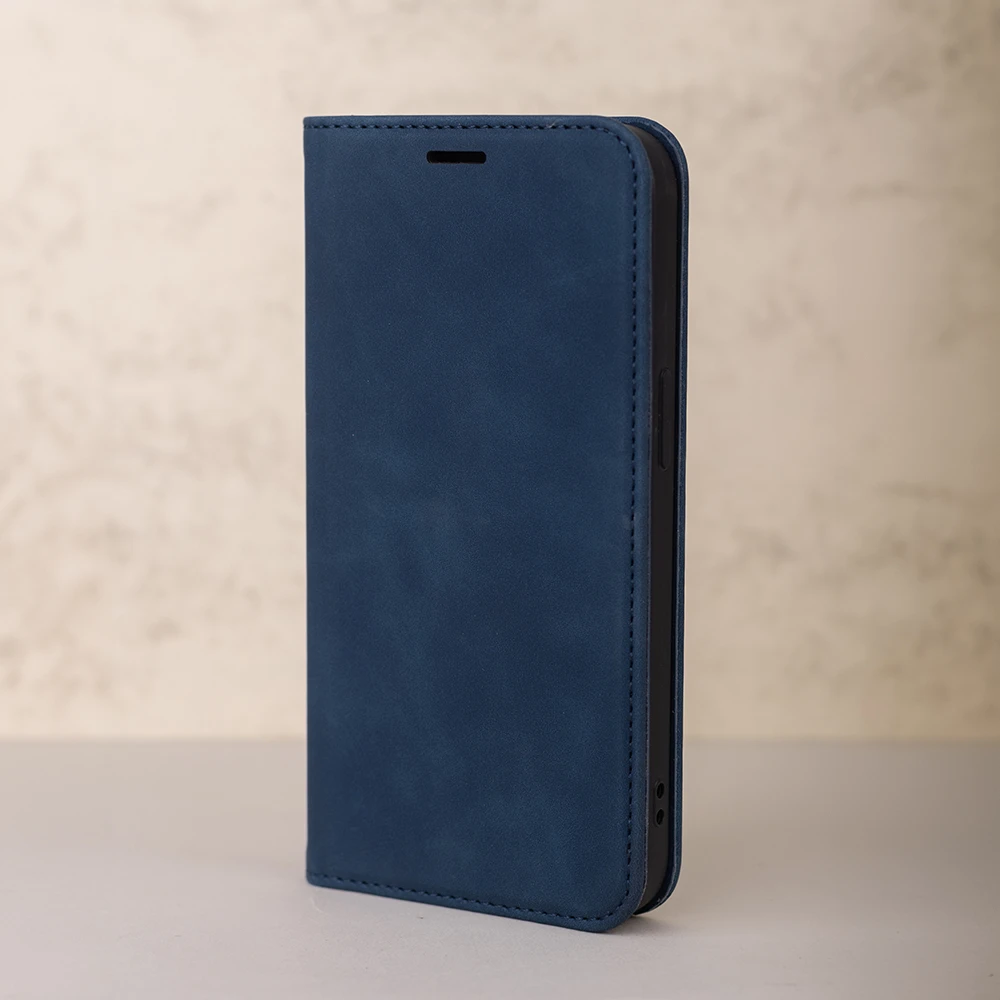 TFO Telforceone Išmanusis zomšos dėklas Xiaomi Redmi Note 15 Pro 5G (EU) tamsiai mėlynas