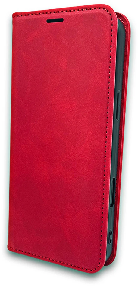 TFO Telforceone Išmanusis zomšos dėklas, skirtas „iPhone 17 Pro 6,3“; raudonas