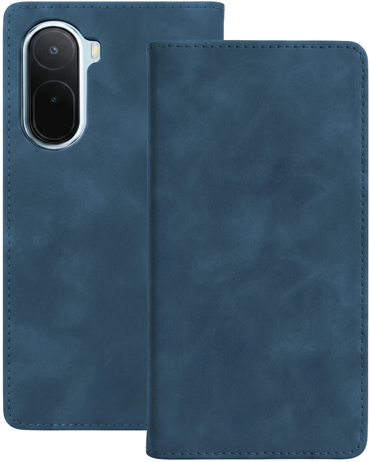 Dėklas Telforceone Smart Suede case for Xiaomi Redmi A7 Pro navy mėlynas