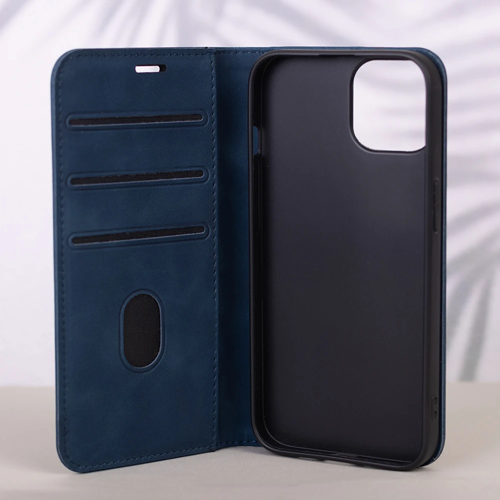 TFO Telforceone Išmanusis zomšos dėklas Xiaomi Redmi Note 15 Pro 5G (EU) tamsiai mėlynas