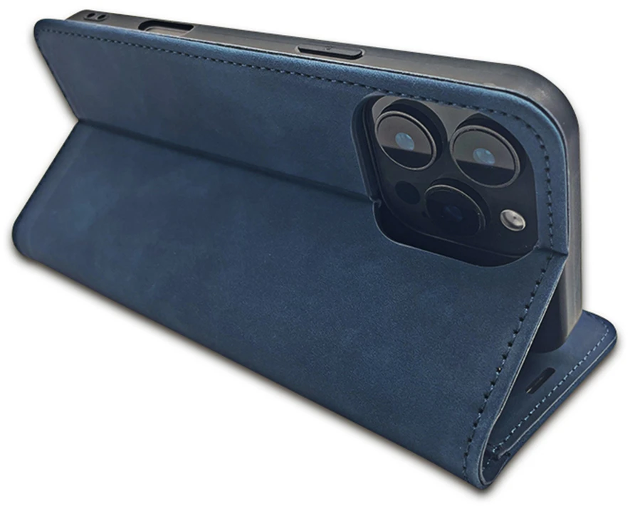 TFO Telforceone Išmanusis zomšos dėklas Xiaomi Redmi Note 15 Pro 5G (EU) tamsiai mėlynas