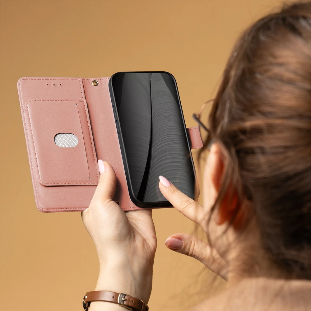 TFO Dėklas Telforceone Smart Triangle dėklas Xiaomi Redmi Note 15 5G, rožinis