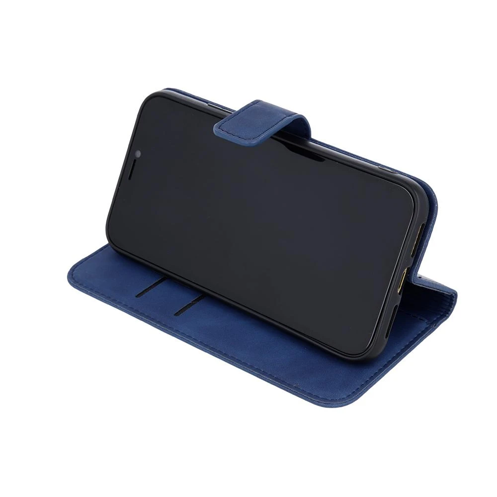 Telforceone Smart Velvet dėklas, skirtas Motorola Moto G13 / G23 tamsiai mėlynas