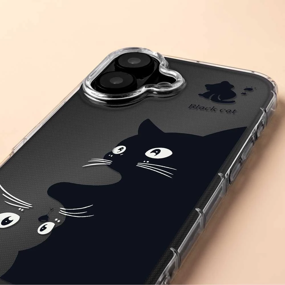 TFO Telforceone Itin madingas „iPhone 15 Pro 6,1“ dėklas katėms