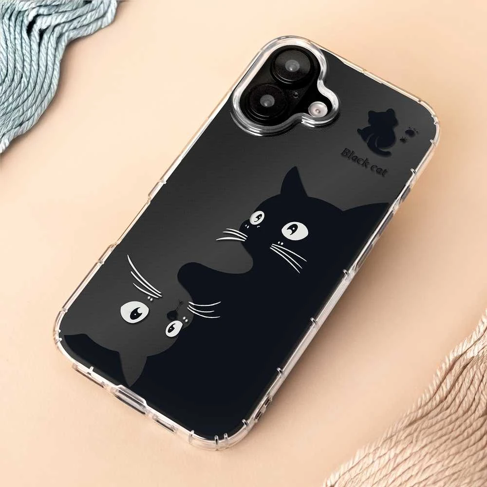 TFO Telforceone Itin madingas „iPhone 15 Pro 6,1“ dėklas katėms