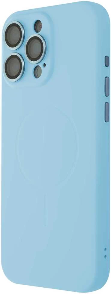 TFO Telforceone Itin madingas ryškus plonas „Mag“ dėklas, skirtas „iPhone 15 Pro 6,1“; mėlynas