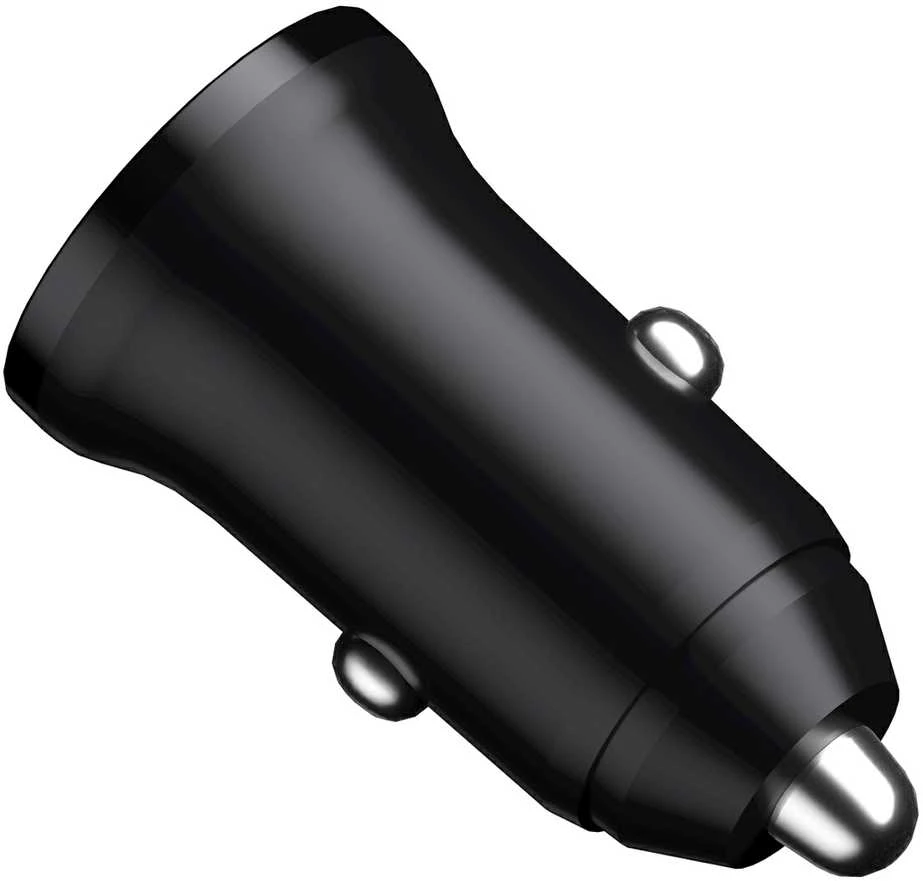 Devia automobilinis įkroviklis Smart Mini PD QC 3.0 30W 1x USB 1x USB-C baltas