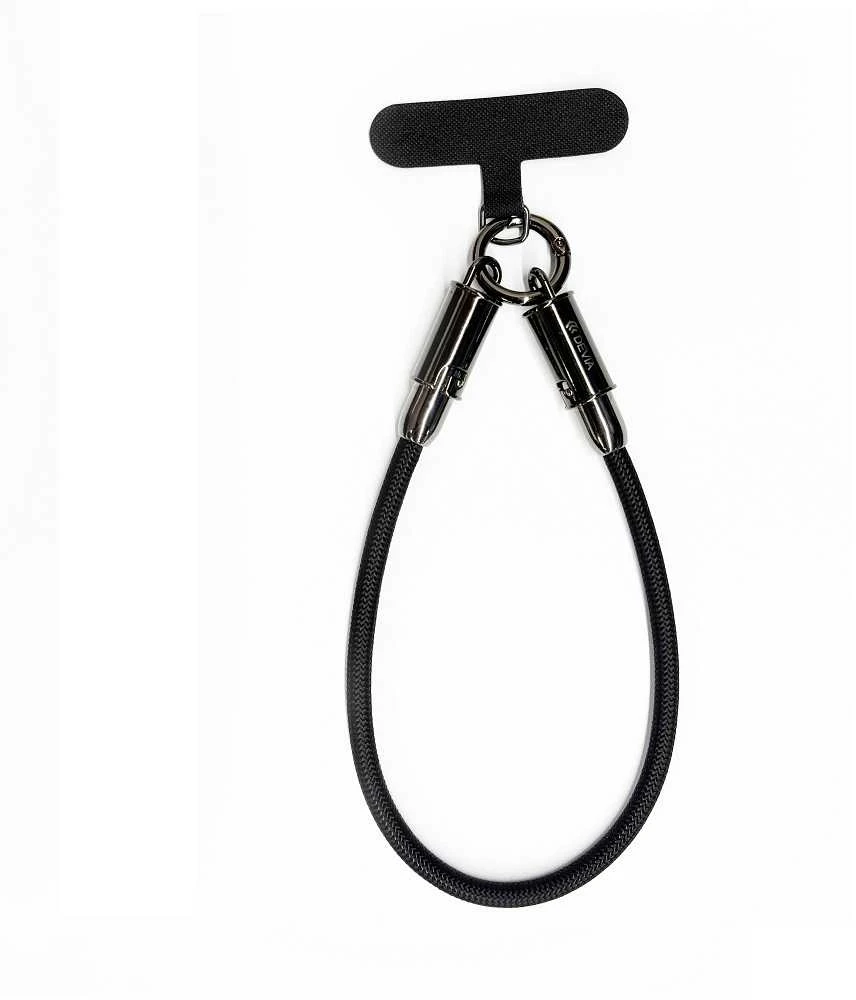Devia kabelis lanyard 2in1 PD USB-C - USB-C 1,2 m 60W violetinės spalvos