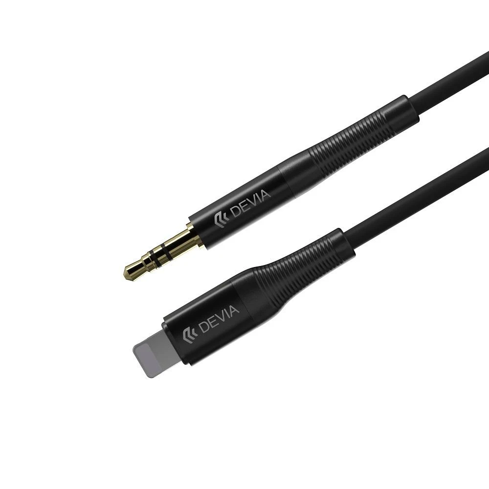 Devia garso laidas Ipure EC619 Lightning – 3,5 mm jungtis 1,0 m juodas