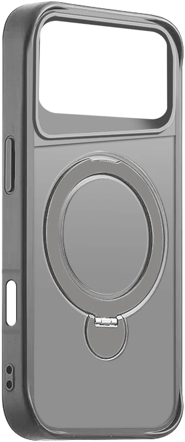 Etteri Matt Mag Ring dėklas, skirtas iPhone 17 Pro Max / 18 Pro Max, pilkas