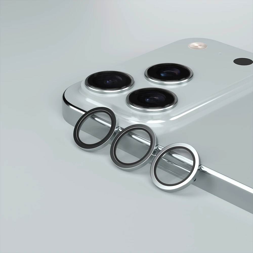 Etteri camera lens protector for iPhone 18 Pro / 18 Pro Max sidabrinis