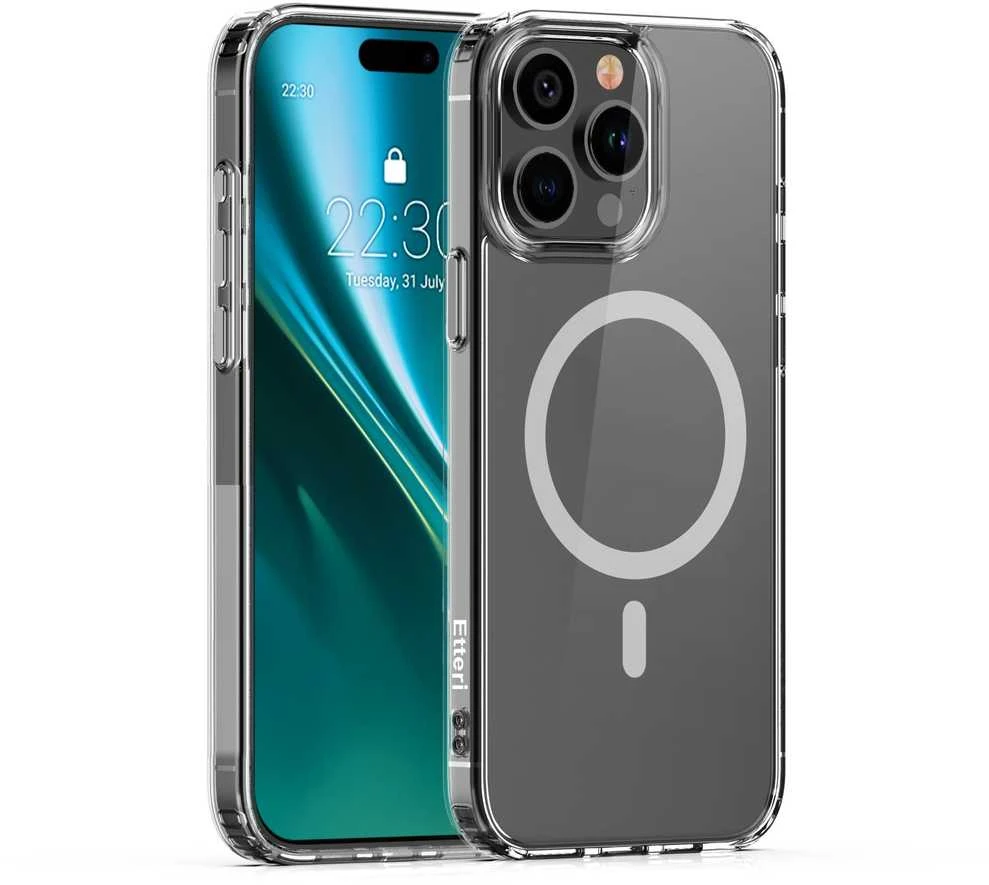 Etteri Color Mag Apple iPhone 12 / 12 Pro 6,1" dėklas telefonui pilkos spalvos
