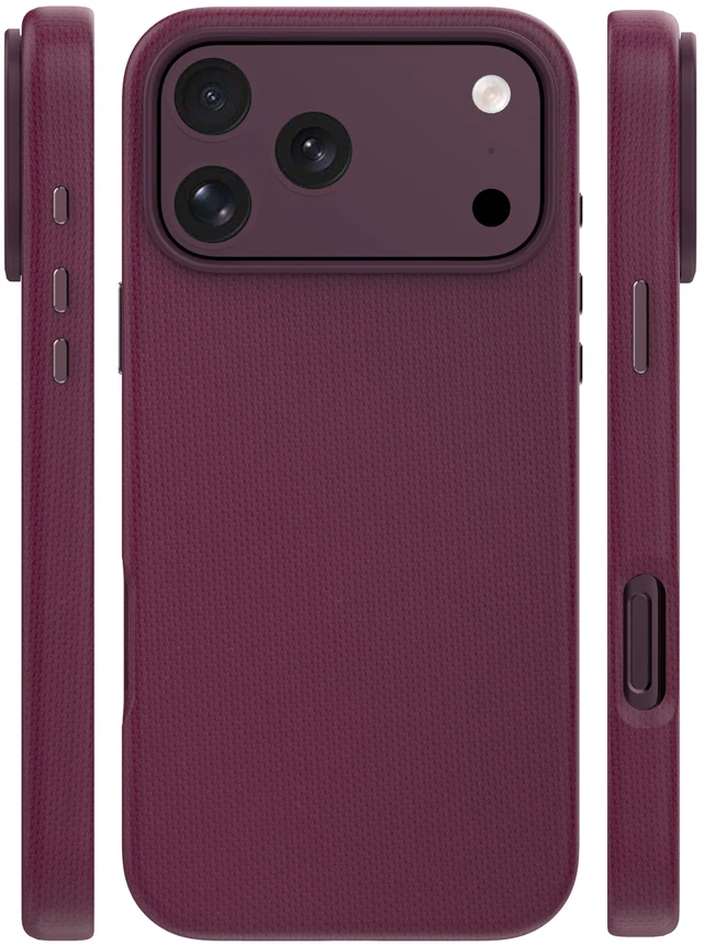 Dėklas Etteri Elegant Mag case for iPhone 17 Pro Max / 18 Pro Max dark cherry