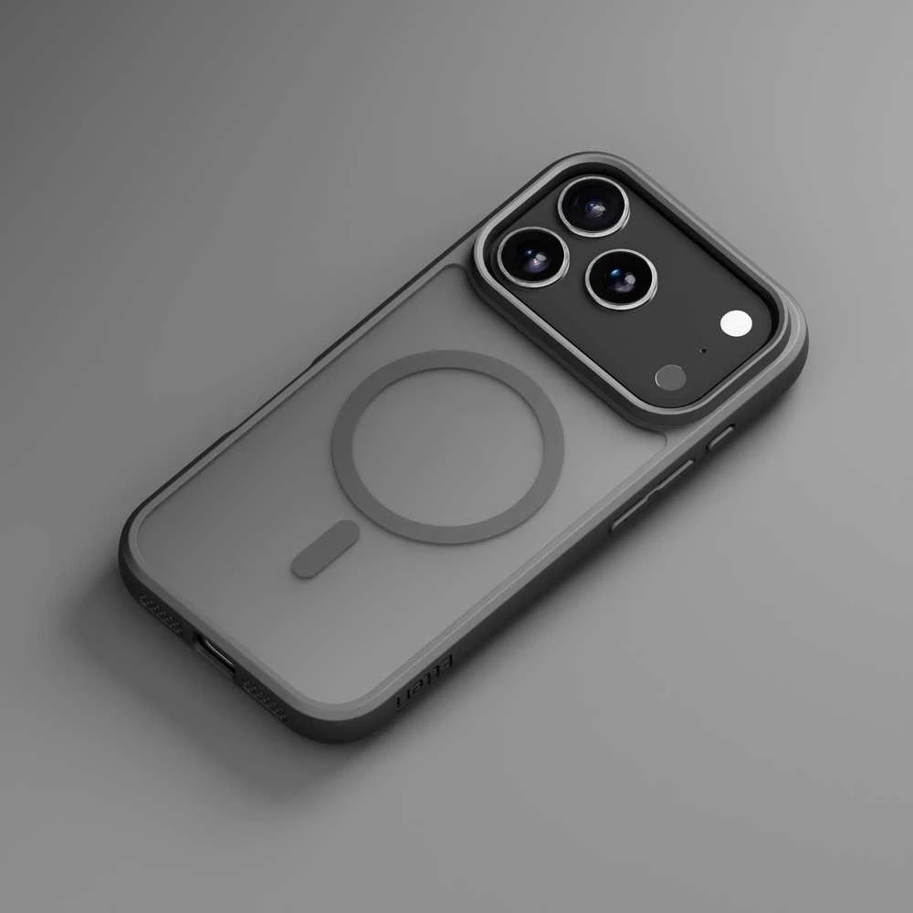 Etteri „Eteri Matt Mag“ dėklas, skirtas „iPhone 17 Pro / 18 Pro“, juodas