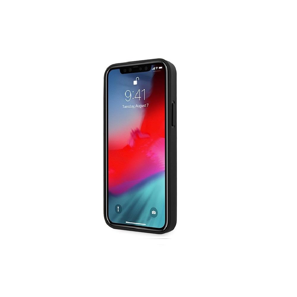 Ferrari Off Track Quilted dėklas iPhone 12 / 12 Pro, juodas