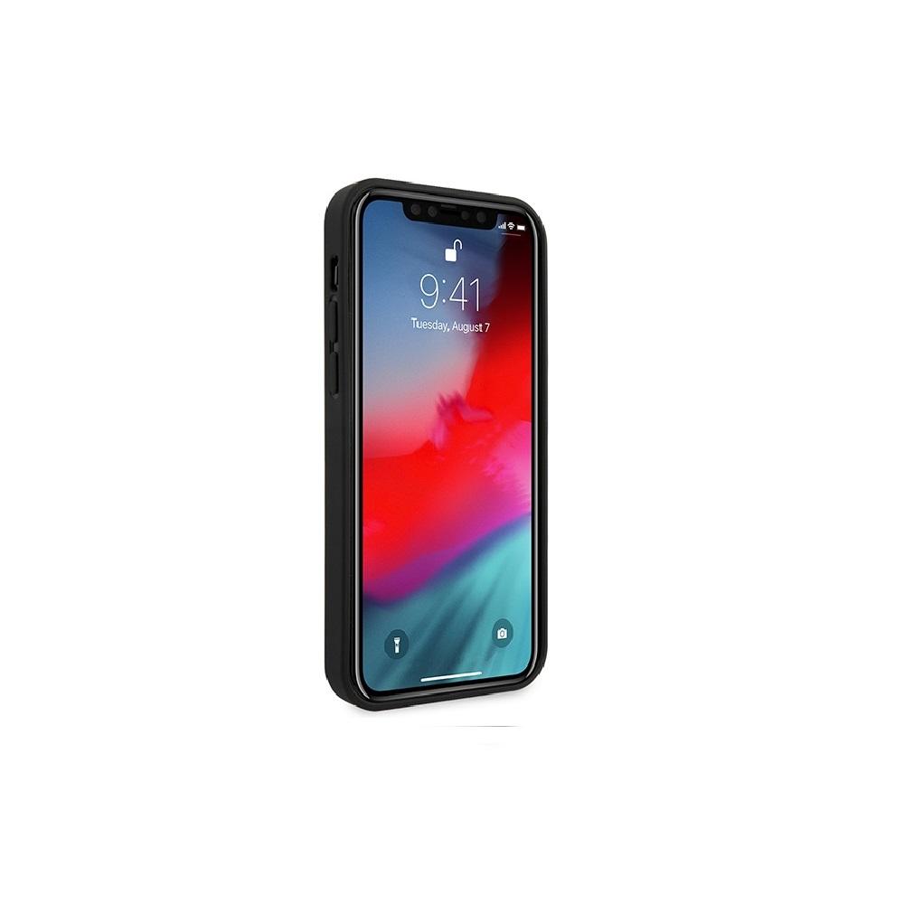 Ferrari Off Track Quilted dėklas iPhone 12 / 12 Pro, juodas